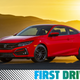A prototype of the 2020 Honda Civic Si coupe.